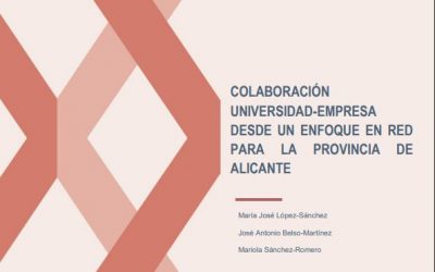 (Español) COLABORACIÓN UNIVERSIDAD-EMPRESA DESDE UN ENFOQUE EN RED PARA LA PROVINCIA DE ALICANTE