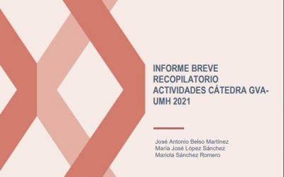 (Español) INFORME BREVE RECOPILATORIO ACTIVIDADES CÁTEDRA GVA-UMH 2021
