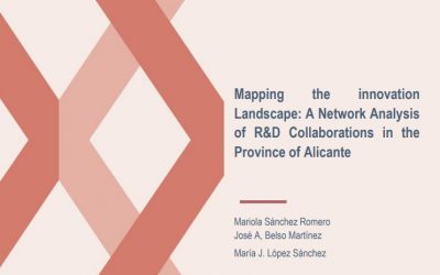 (Español) MAPPING THE INNOVATION LANDSCAPE: A NETWORK ANALYSIS OF R&D COLLABORATIONS IN THE PROVINCE OF ALICANTE