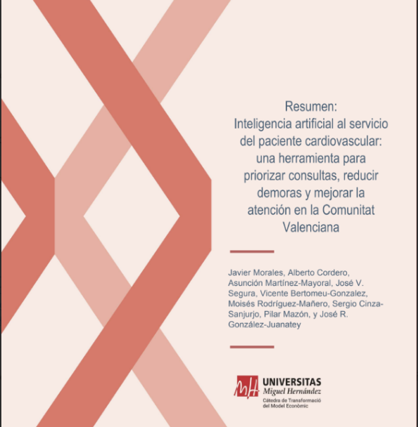 (Español) Resumen:  Inteligencia artificial al servicio del paciente cardiovascular: una herramienta para priorizar consultas, reducir demoras y mejorar la atención en la Comunitat  Valenciana